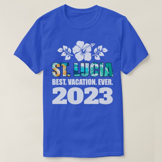Camiseta Santo Lucia Melhor Vacinação Da Família Em 2023 (Frente do Design)