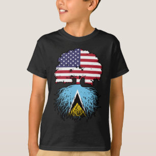 Camiseta Santo Lucia Santo Lucian American Tree Roots