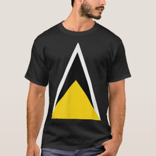 Camiseta Santo Lucian Flag Santo Lúcia