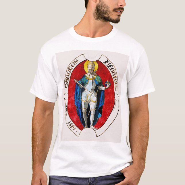 Camiseta Santo Luís IX Rei da França (Frente)