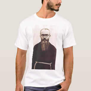 Camiseta Santo Maximilian Kolbe padre católico polonês
