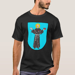Camiseta Santo Maximiliano Kolbe Duas Coroas Católico  Pol