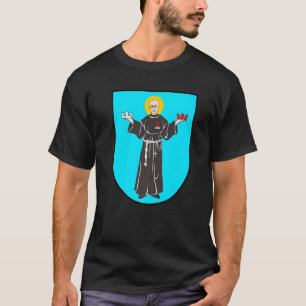 Camiseta Santo Maximiliano Kolbe Duas Coroas Católico Pol