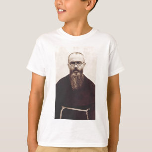 Camiseta Santo Maximiliano Kolbe padre católico polaco