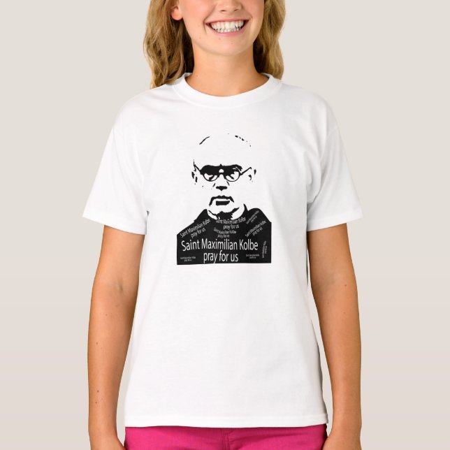 Camiseta Santo Maxymilian Kolbe (Frente)