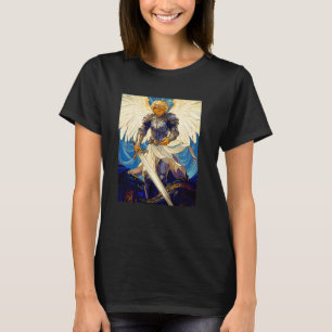 Camiseta Santo Michael Archangel Mulheres Cristãs Católicas