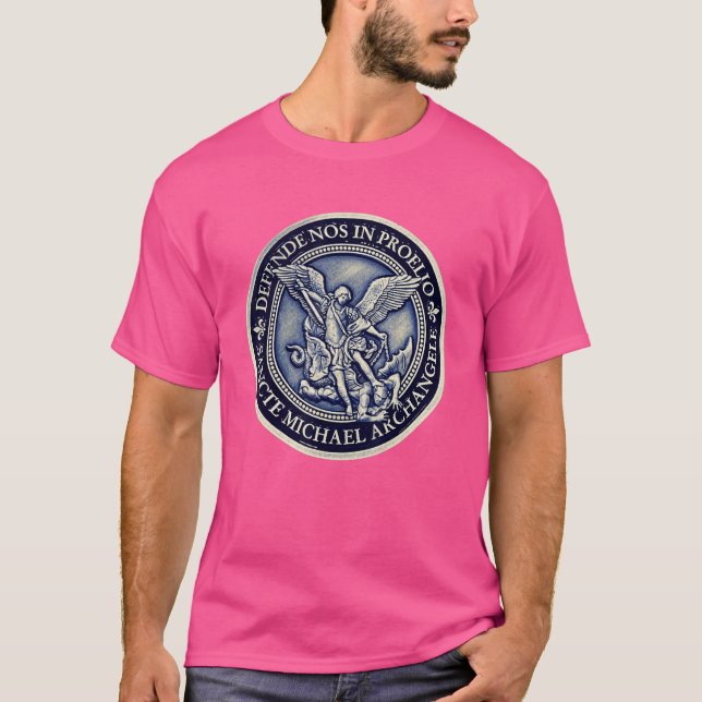 Camiseta Santo Michael O Arcanjo Orador Tradicional Católic (Frente)