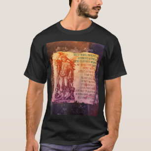 Camiseta Santo Michael Oryer Santo católico Archangel Vint