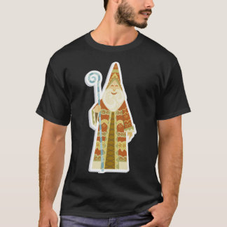 Camiseta Santo Nicholas de Myra também conhecido como Nicho