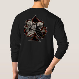 Camiseta Santo ou Pecador de Moto As de Espadas Old School