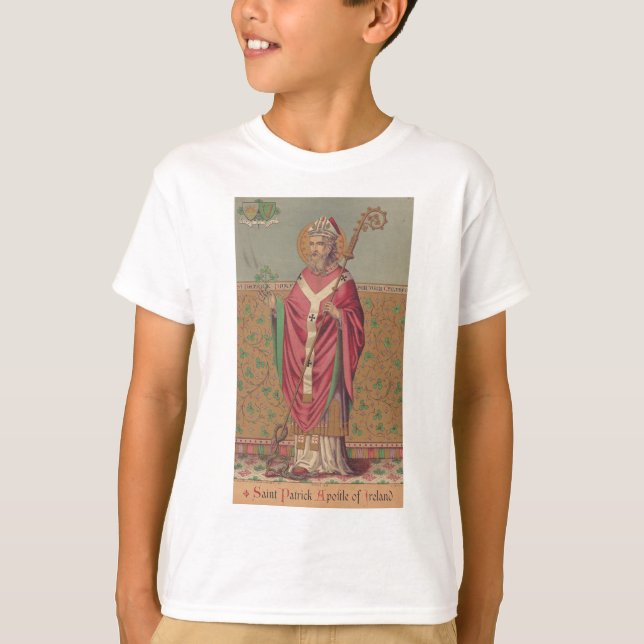 Camiseta Santo Patrício da Irlanda Arte Celta Sagrada (Frente)