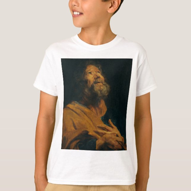 Camiseta Santo Peter por Antoon van Dyck (Frente)