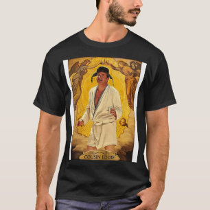 Camiseta Santo Primo Eddie Férias de Natal Fã Art