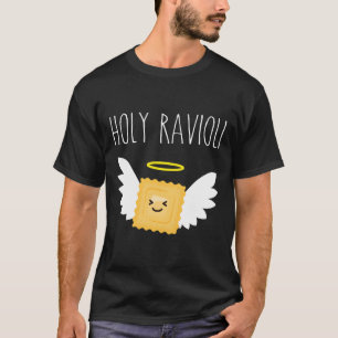 Camiseta Santo Ravioli Funny Pasta Angel