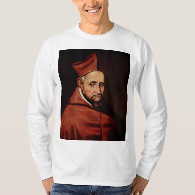 Camiseta Santo Roberto Belarmino Padroeiro dos Advogados Ca (Frente)