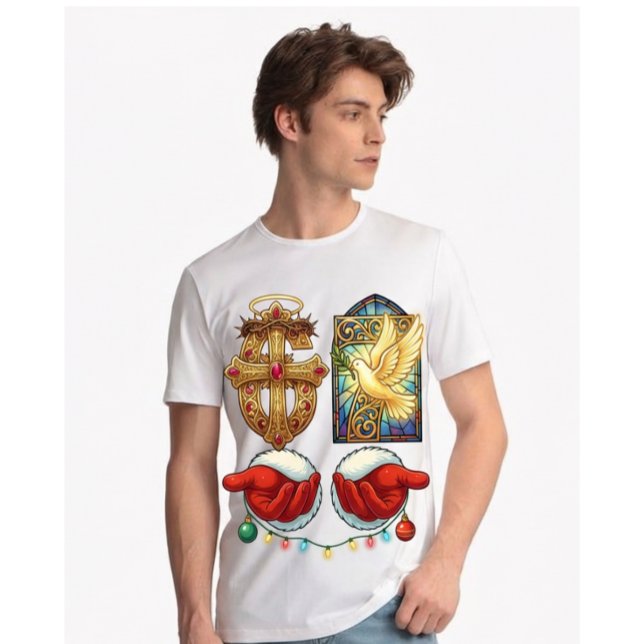 Camiseta Santo seis sete para cristãos  (Criador carregado)