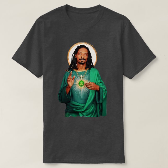 Camiseta Santo Snoop Dogg TSirt (Frente do Design)