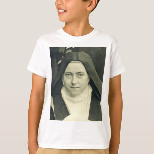 Camiseta Santo Terês da Criança Jesus e o Rosto Sagrado