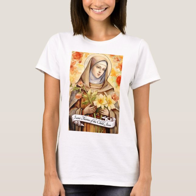 Camiseta Santo Thérèse da Criança Jesus (Frente)