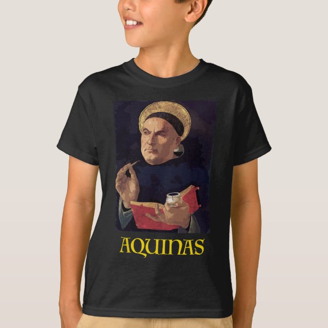 Camiseta Santo Thomas Aquinas - Católico (Frente)