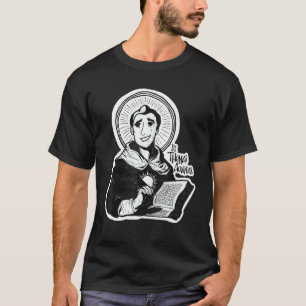 Camiseta Santo Tomás de Aquino Padroeiro dos Estudantes Cat