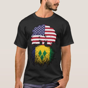 Camiseta Santo Vincent Vincentian American Tree Roots