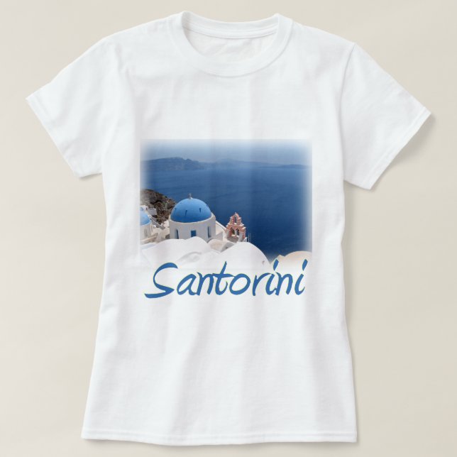Camiseta Santorini (Frente do Design)