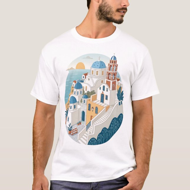 CAMISETA SANTORINI (Frente)