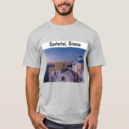 Camiseta Santorini, Grécia ao Nascer do Sol, Lembrança