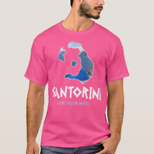 Camiseta Santorini Vive Seu Mito.