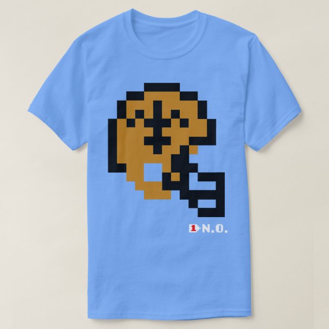 Camiseta Santos do Capacete Tecmo Bowl (Frente do Design)