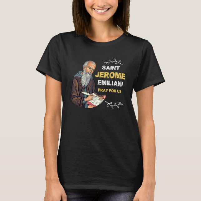 Camiseta Santos Padroeiros Católicos de São Jerônimo Emilia (Frente)