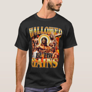 Camiseta Santos Sejam Teus Ganhos Vintage Meme Divertido de