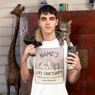 Camiseta Santuário de Cat Personalizado