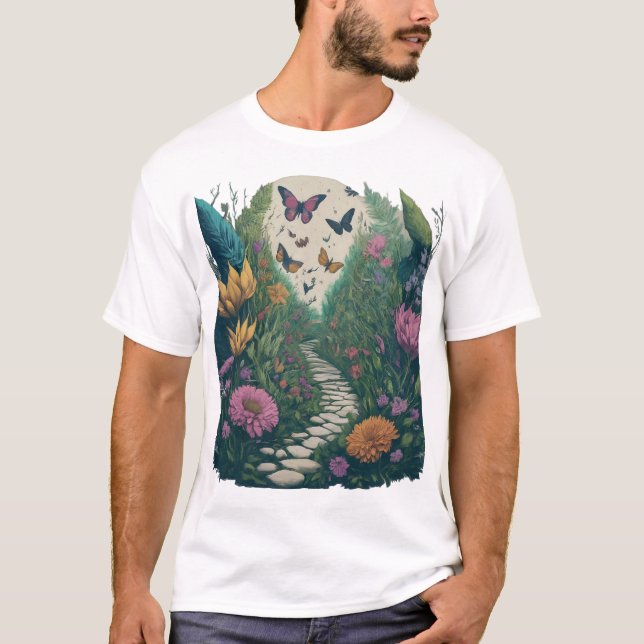 Camiseta Santuário oculto (Frente)