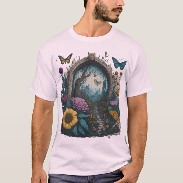 Camiseta Santuário oculto (Frente)