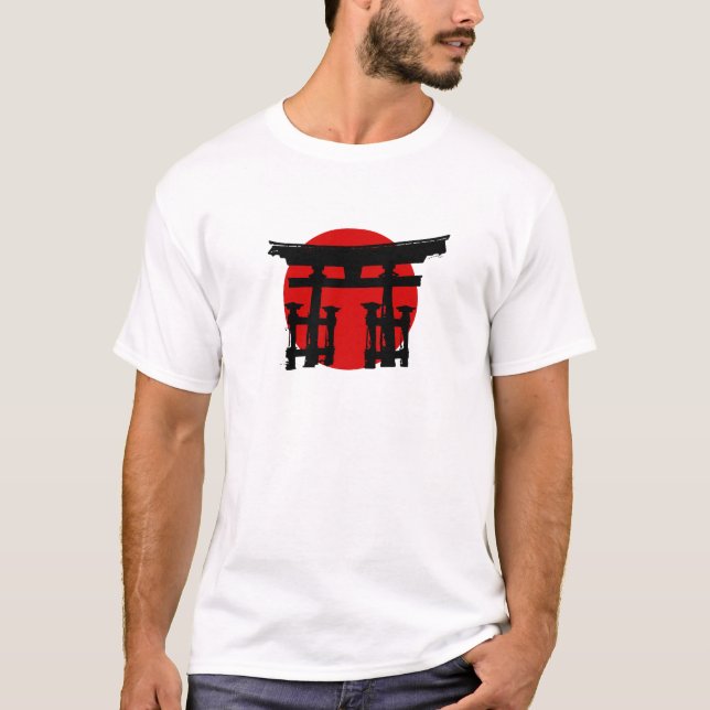 Camiseta Santuário xintoísmo japonês (Frente)