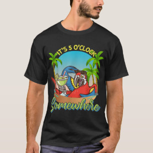 Camiseta São 5 Oclock em algum lugar Bebendo Papagaio