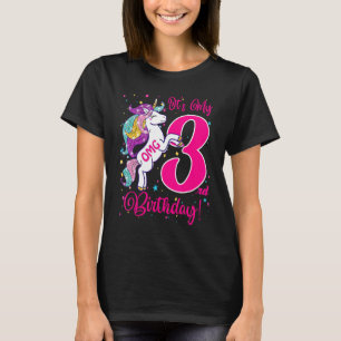Camiseta São As Minhas Mantas Do Unicórnio De 3 Anos Para A