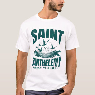 Camiseta São Bartolomeu Índias Ocidentais Francesas