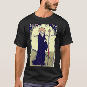 Camiseta São Bento de Núrsia Pai do Monasticismo