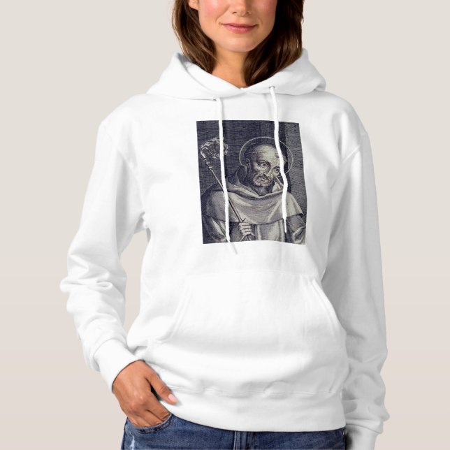 Camiseta São Bernardo de Claraval Doutor Melifluo Arte (Frente)