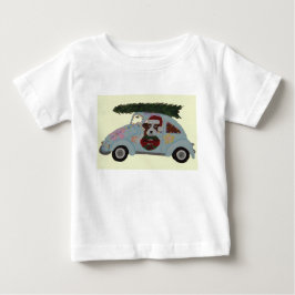 Camiseta São Bernardo em carro hippie no Natal