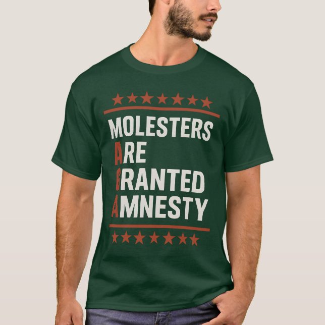 CAMISETA SÃO CONCEDIDOS AMANHÃ AOS MOLESTERS. (Frente)