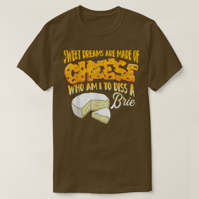 Camiseta São Feitos Doces Sonhos De Queijo 30905357 (Frente do Design)