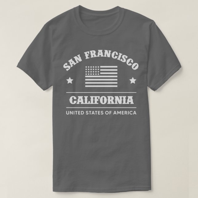 Camiseta São Francisco Califórnia EUA (Frente do Design)