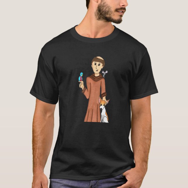 Camiseta São Francisco de Assis Padroeiro dos Animais Catho (Frente)
