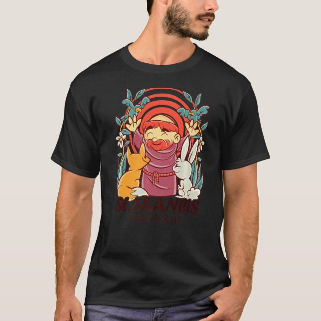 Camiseta São Francisco de Assis Padroeiro dos Animais Catho (Frente)