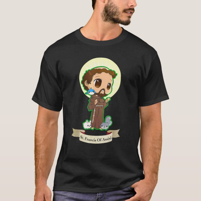 Camiseta São Francisco de Assis Padroeiro dos Animais Catho (Frente)