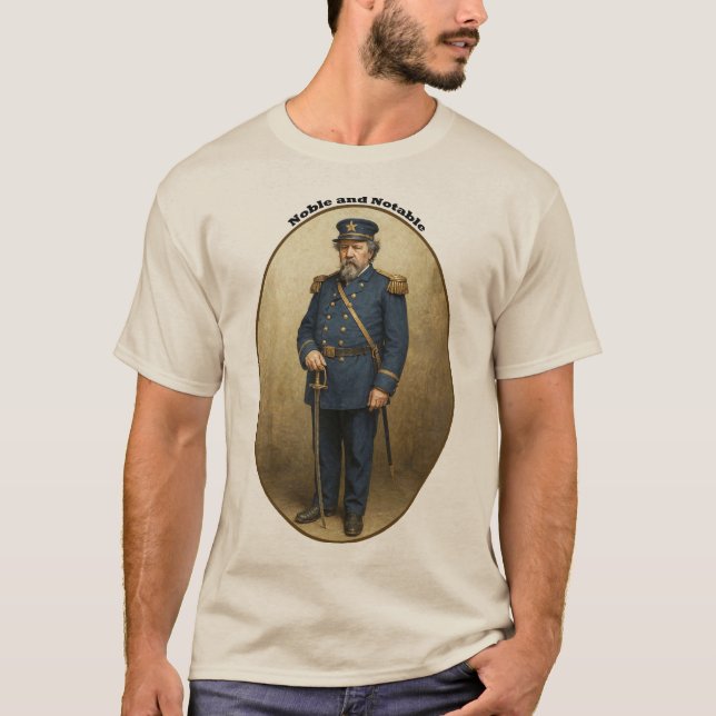 Camiseta São Francisco Imperador Norton, 1800, com URM de E (Frente)